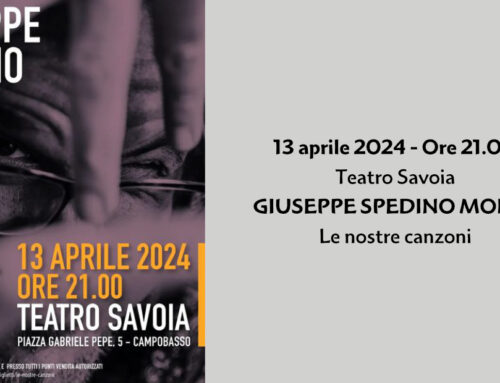 Teatro Savoia – stagione 2023/2024 – Giuseppe Spedino Moffa “Le nostre canzoni”